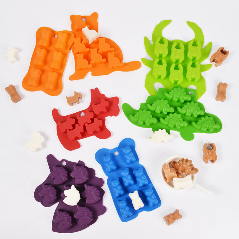 動物のクマの猫の形をしたシリコンベーキングモールド,動物の形 - Candle Making Kits のレビューと価格