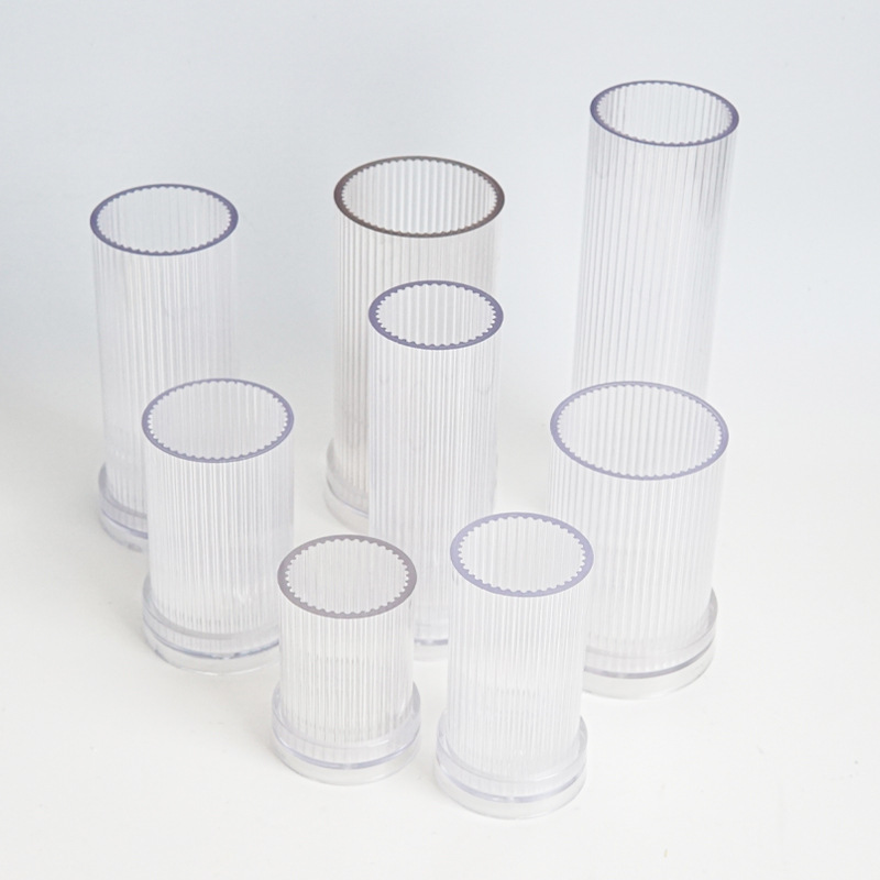 新しいDIYピンストライプ模様の円筒形キャンドル用プラスチッ - Candle Making Kits のレビューと価格
