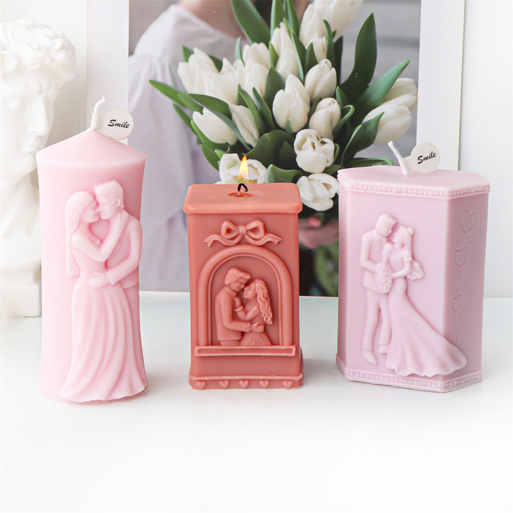男性と女性のためのシリコンキャンドルモールド,レジンプラスタ - Candle Making Kits のレビューと価格