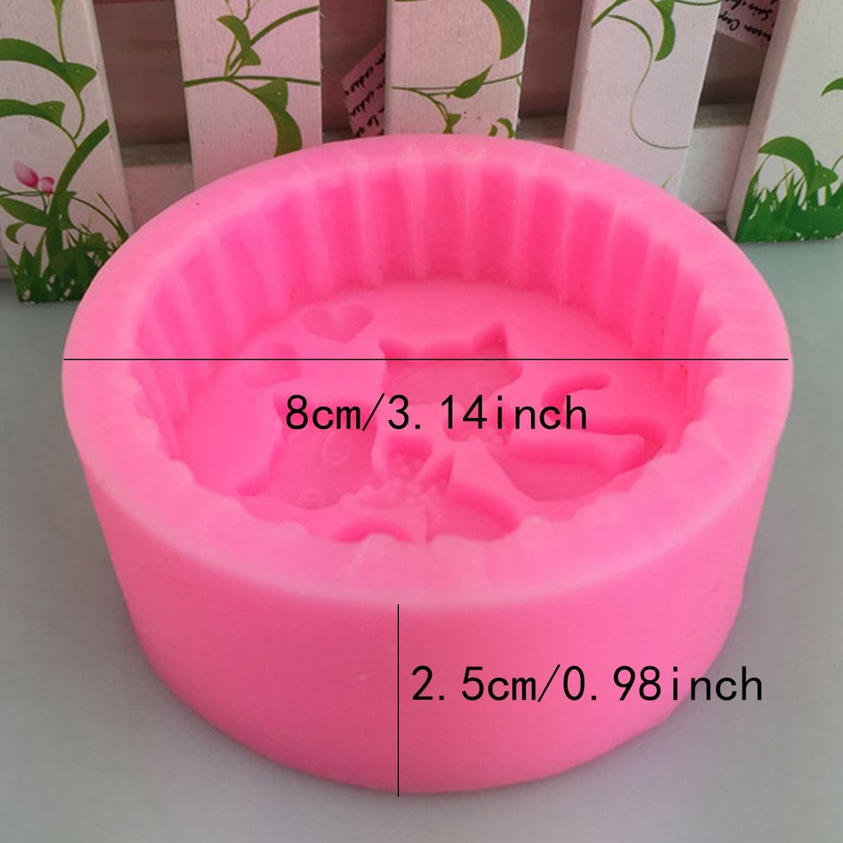 1ピースシリコン製猫型石鹸型 - 丸型DIYキャンドル作成型 - Candle Making Tutorial のレビューと価格