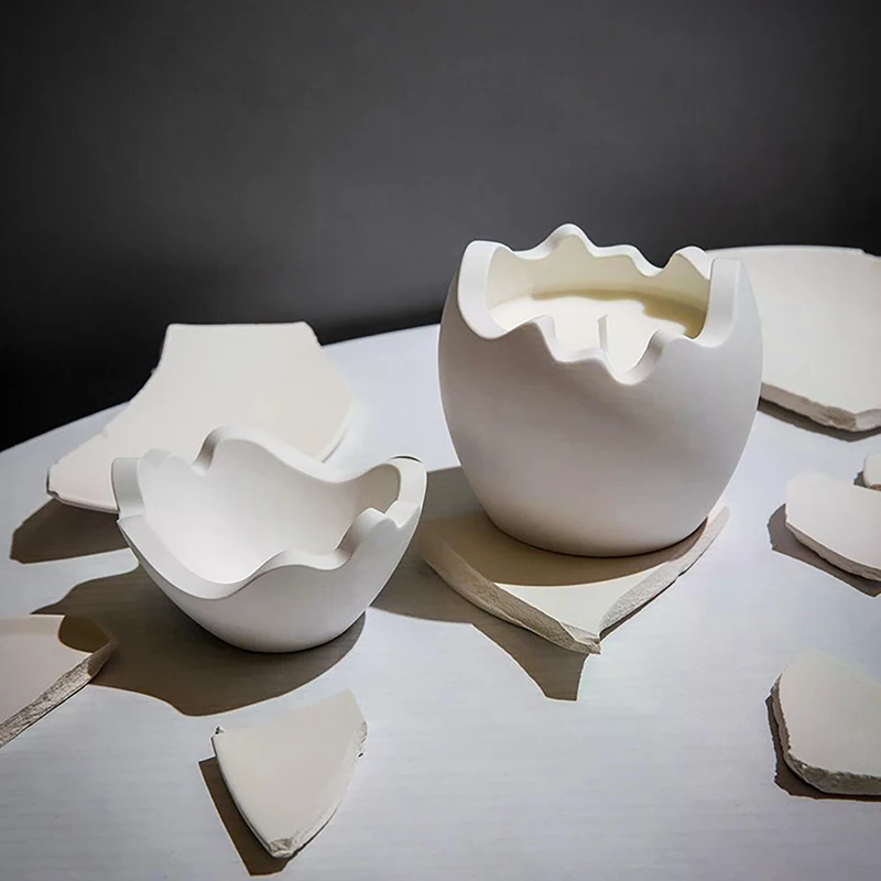 新しい卵型キャンドルジャー型収納ボックス、蓋付きシリコン型、 - Candle Making Jars With Lids のレビューと価格
