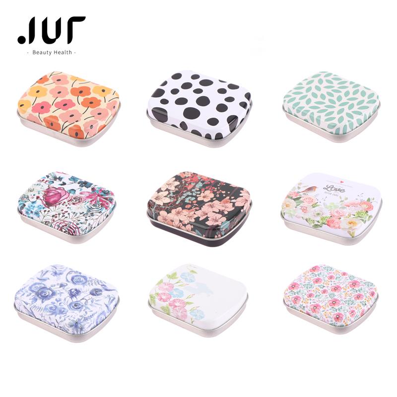 ふた付きミニ金属製ヒンジ付きボックス、ポータブル、長方形、小 - Tin Container Lid のレビューと価格