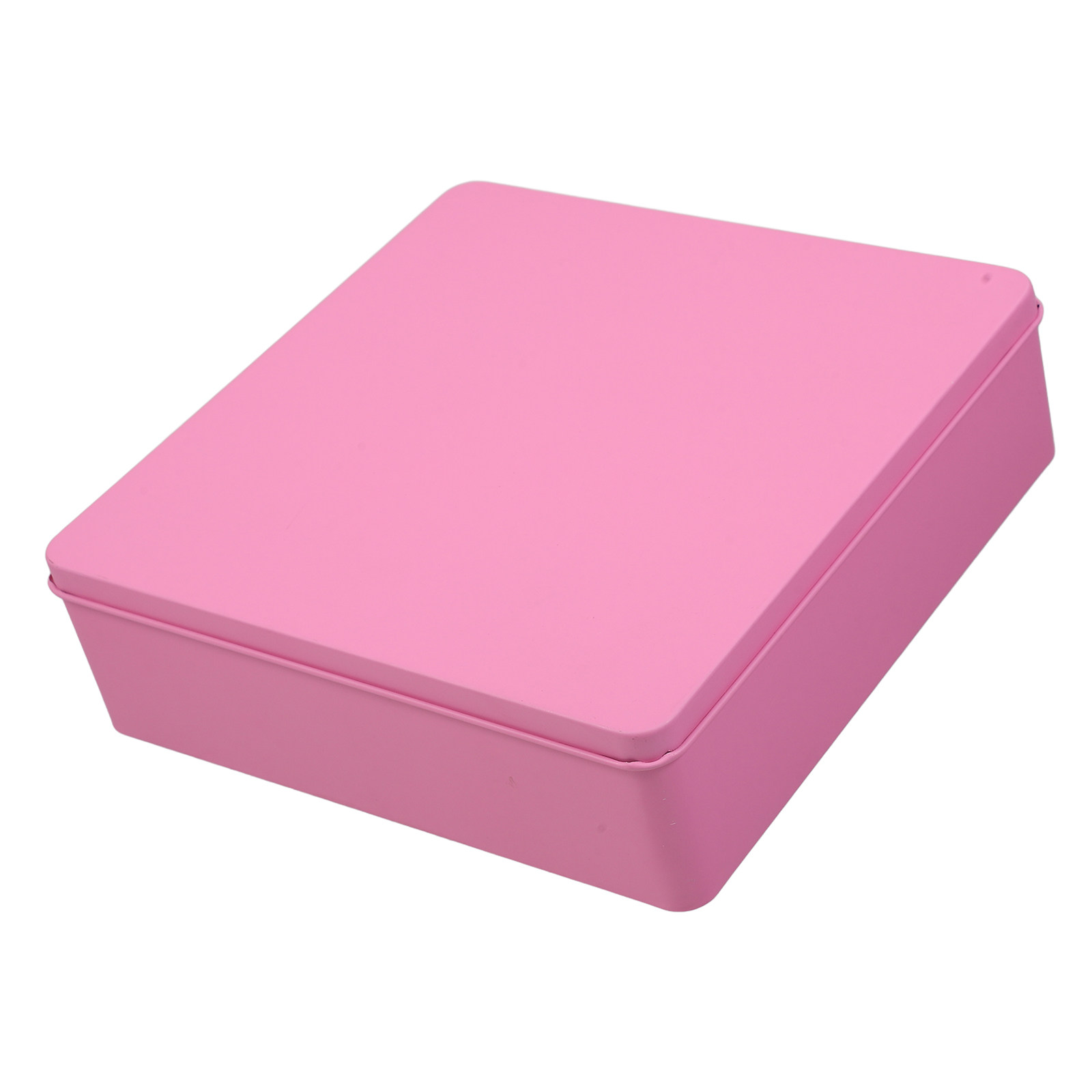 大型の装飾的なブリキ製収納ボックス。正方形のクッキー缶。密閉 - Tin Container Lid のレビューと価格