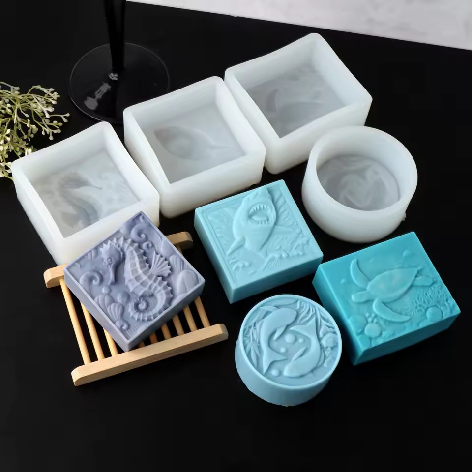 3DタツノオトシゴシリコンソープモールドDIYウミガメサメ動 - Candle Making Tutorial のレビューと価格